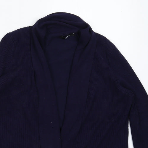 BM Womens Blue  Knit Cardigan Jumper Size S