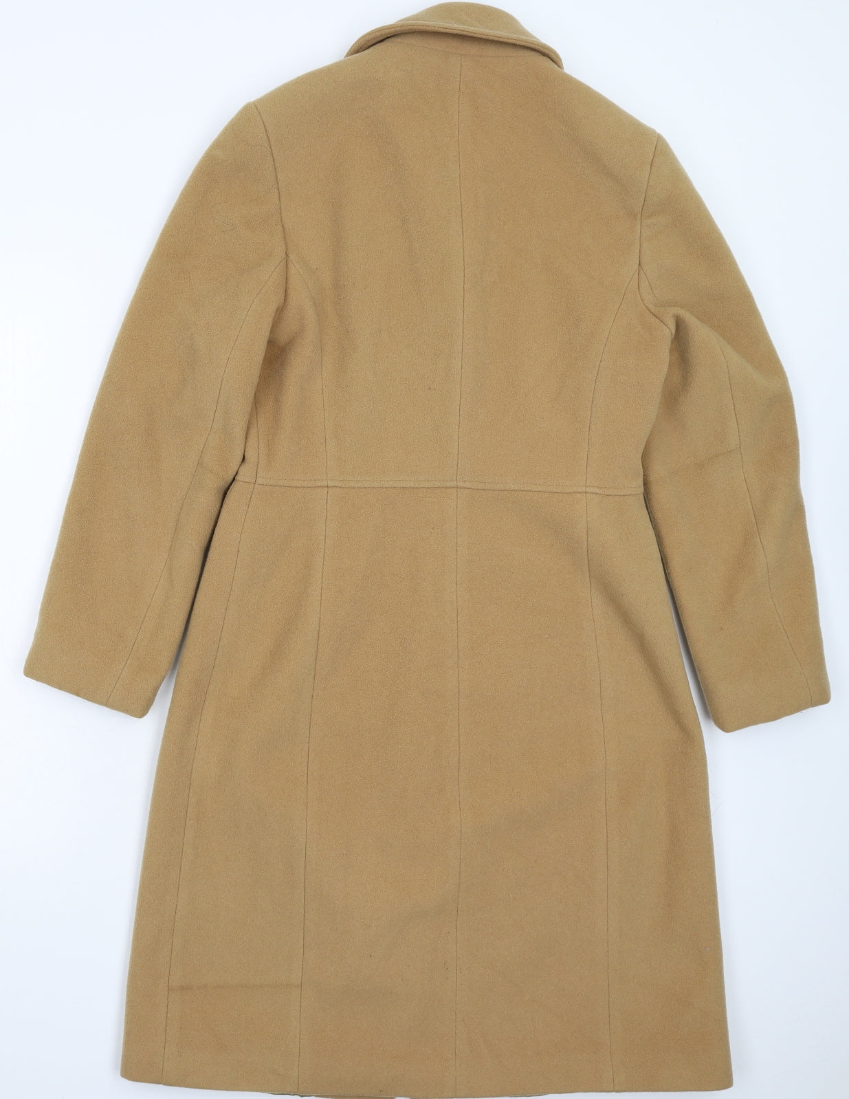 Jane Norman Womens Beige   Pea Coat Coat Size 12