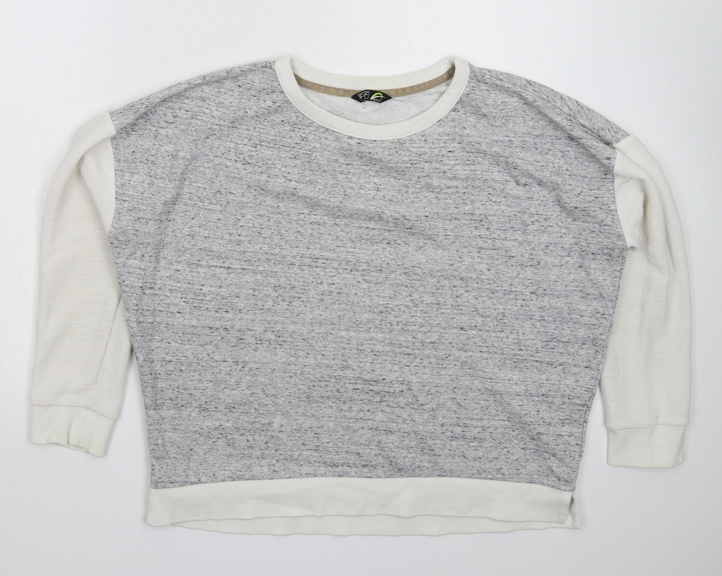 F&F Womens Grey   Pullover Sweatshirt Size S  - Oversized