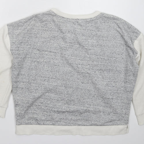 F&F Womens Grey   Pullover Sweatshirt Size S  - Oversized