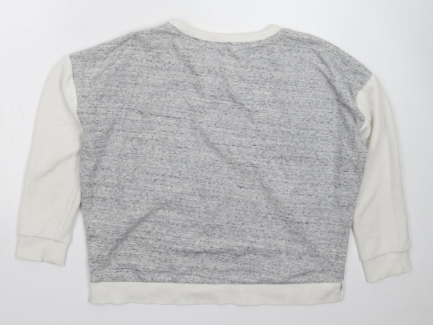 F&F Womens Grey   Pullover Sweatshirt Size S  - Oversized