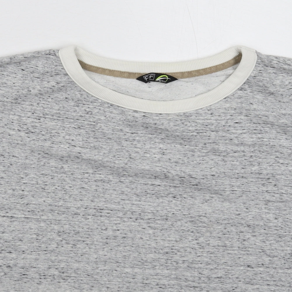 F&F Womens Grey   Pullover Sweatshirt Size S  - Oversized