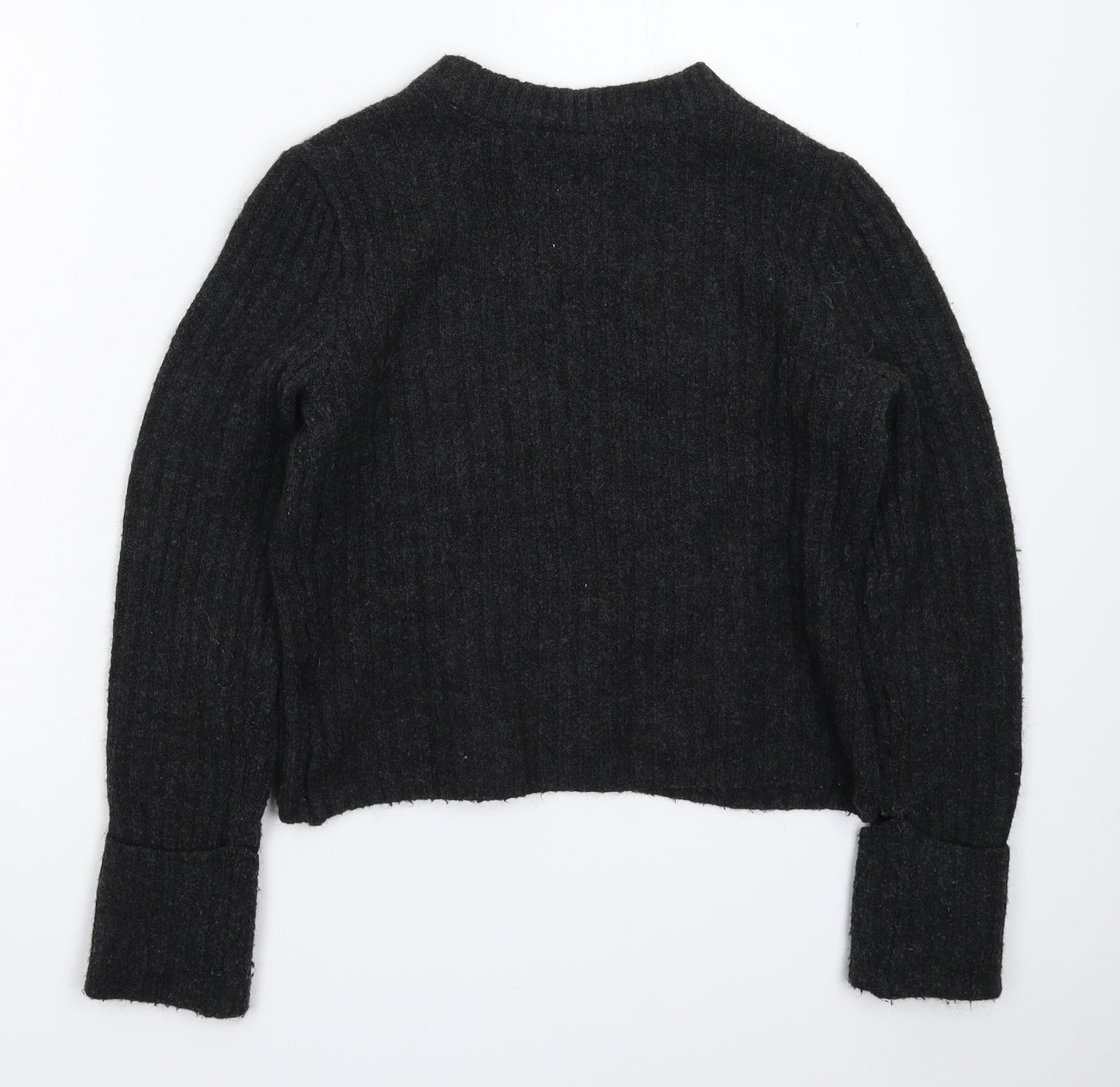 Divided Womens Grey  Knit Pullover Jumper Size S