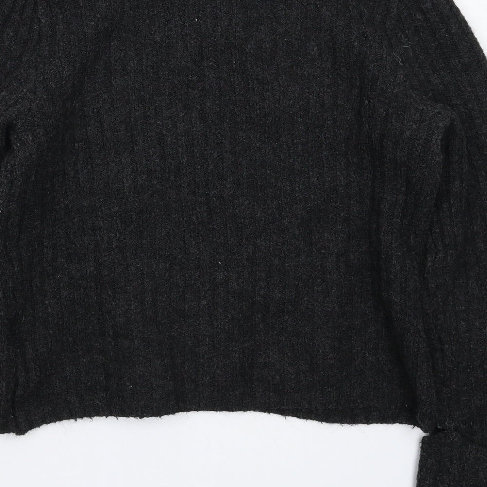Divided Womens Grey  Knit Pullover Jumper Size S