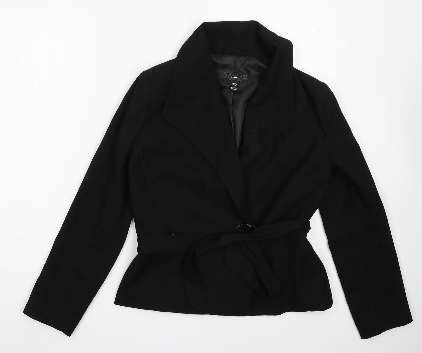 H&M Womens Black   Jacket Blazer Size 12