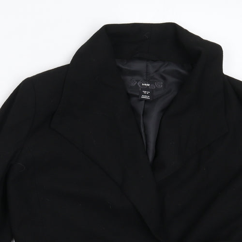 H&M Womens Black   Jacket Blazer Size 12