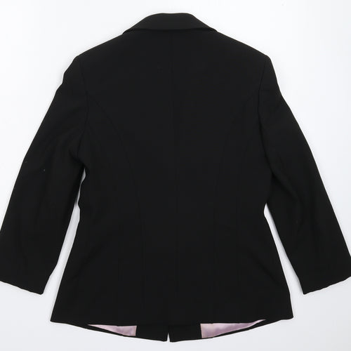 BHS Womens Black   Jacket Suit Jacket Size 10