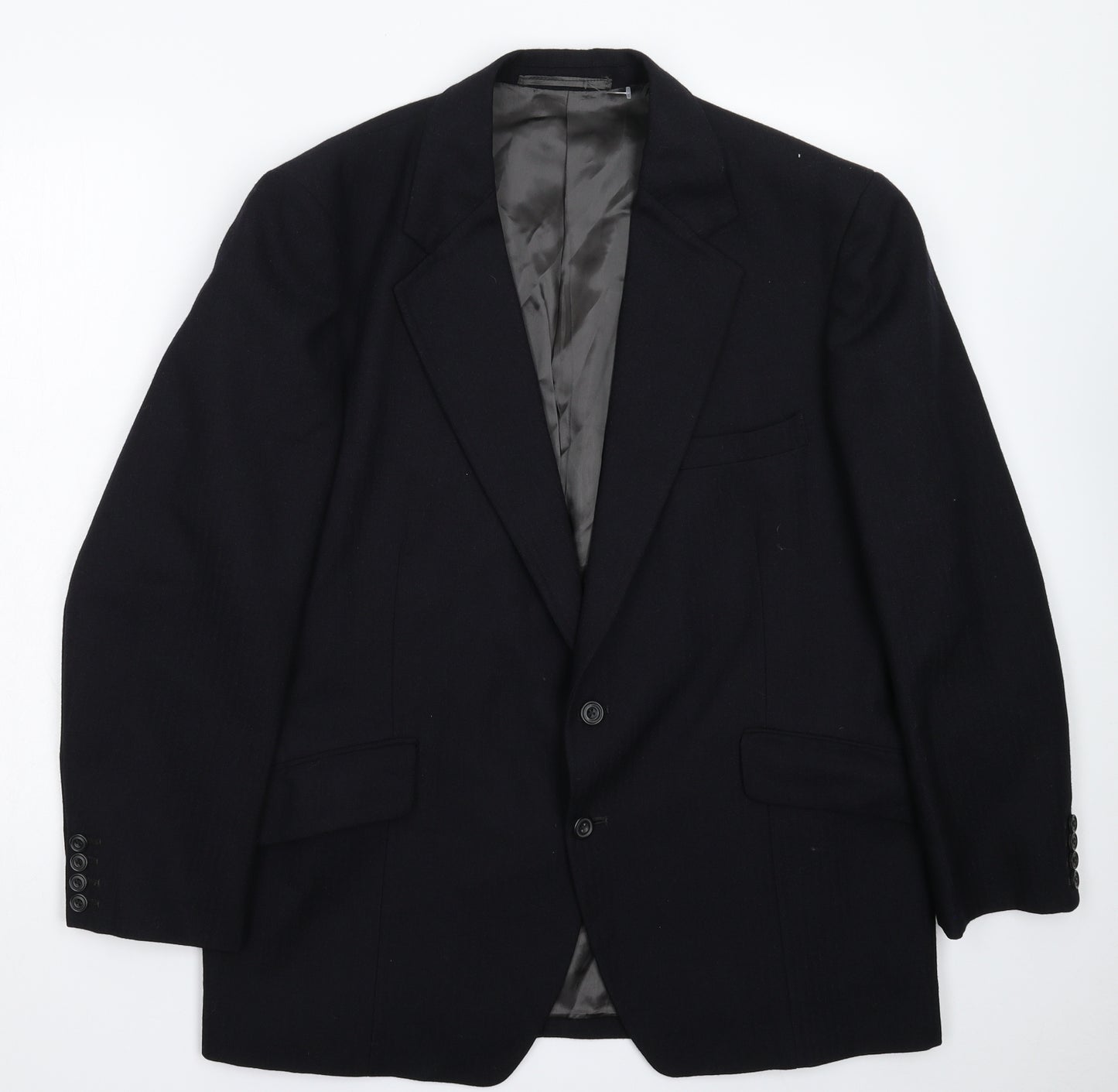 Preworn Mens Blue   Jacket Suit Jacket Size 42