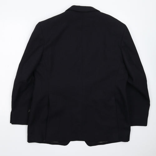 Preworn Mens Blue   Jacket Suit Jacket Size 42