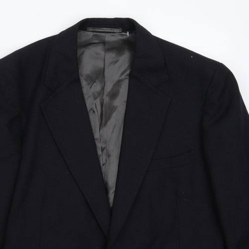 Preworn Mens Blue   Jacket Suit Jacket Size 42