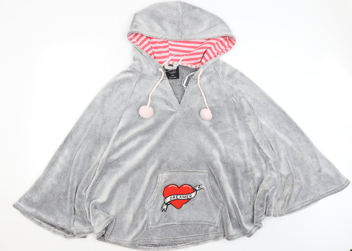 Love to Lounge Womens Grey   Jacket Poncho Size XS