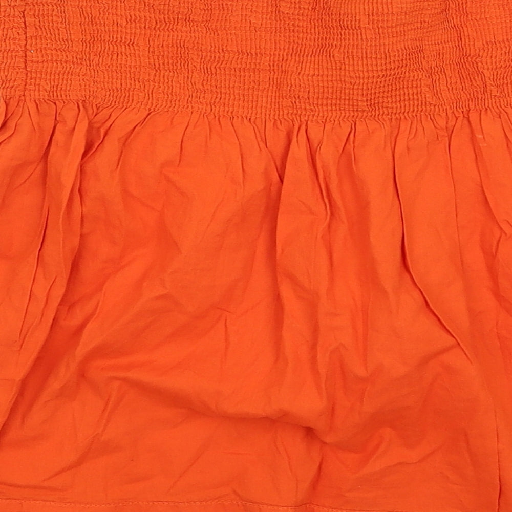 Promod Womens Orange   Basic T-Shirt Size M