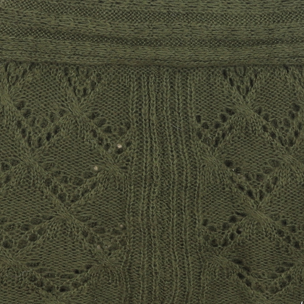 F&F Girls Green   Shrug Jumper Size 7-8 Years
