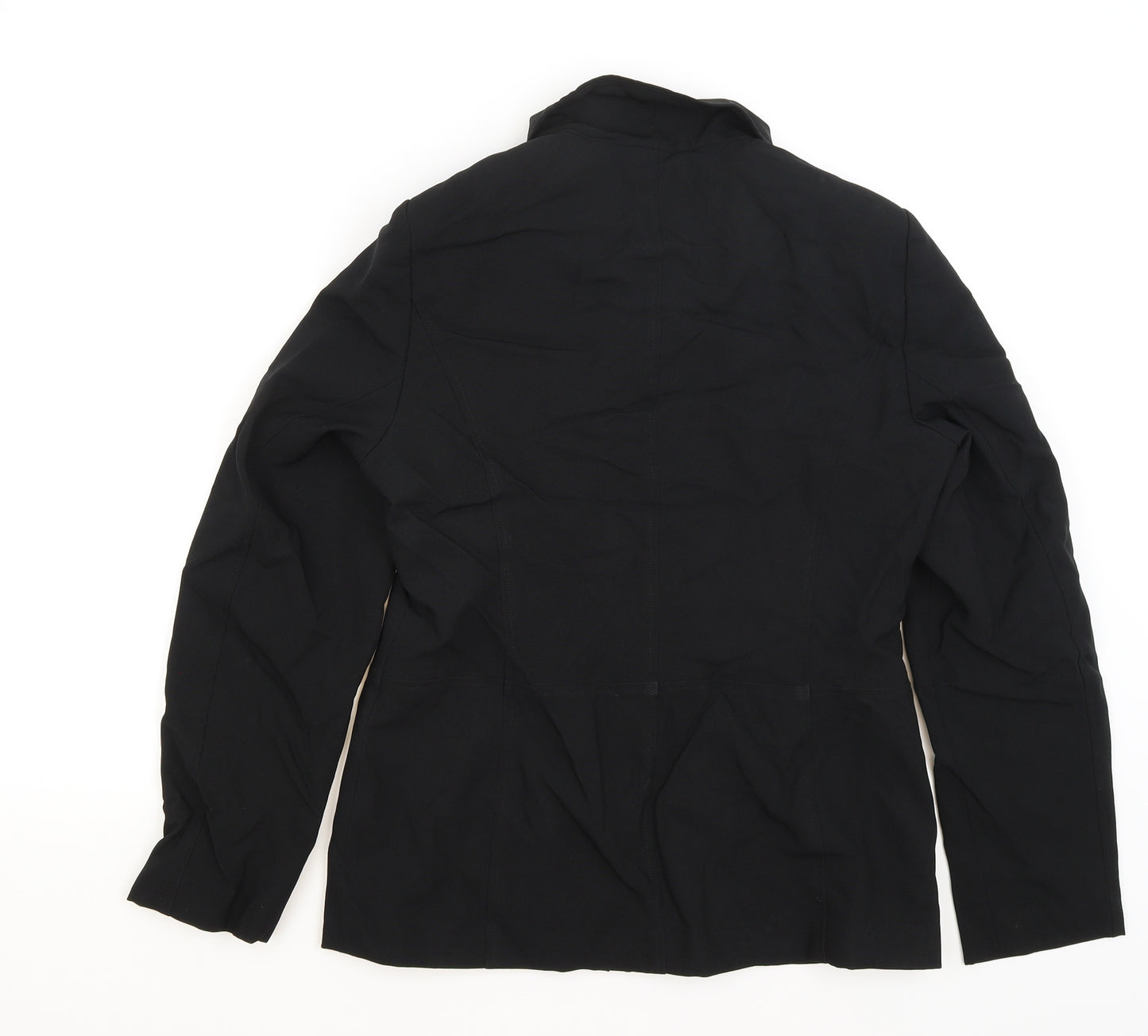 OPUS Womens Black   Full Zip Jumper Size 12