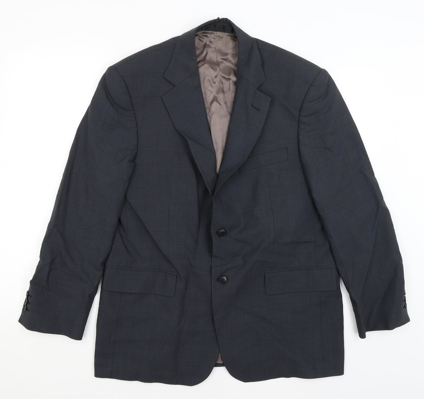 M&S Mens Grey   Jacket Blazer Size L