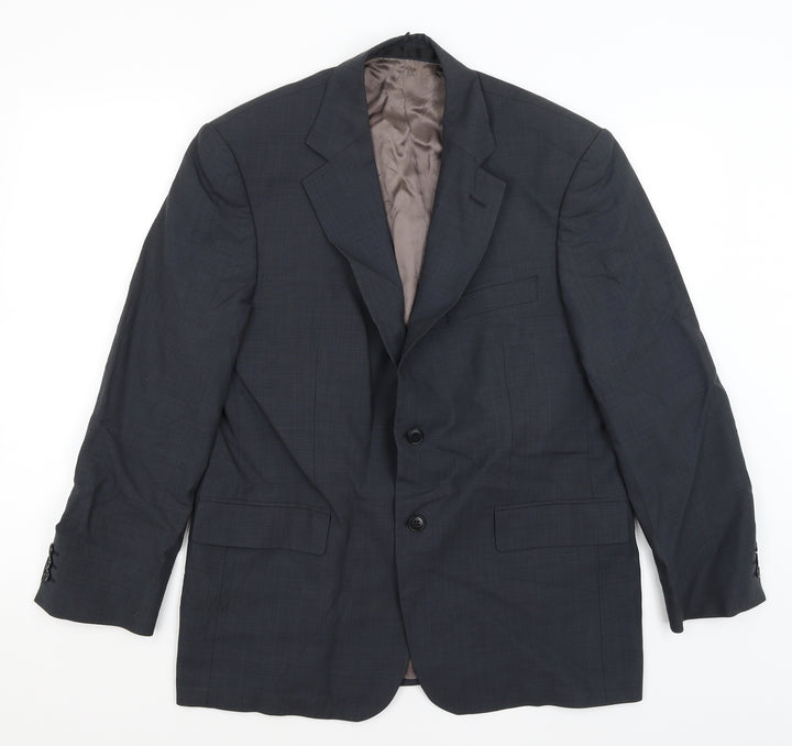 M&S Mens Grey   Jacket Blazer Size L