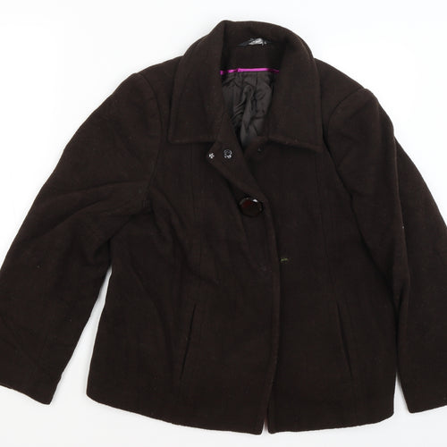 BM Womens Brown   Jacket Blazer Size 14