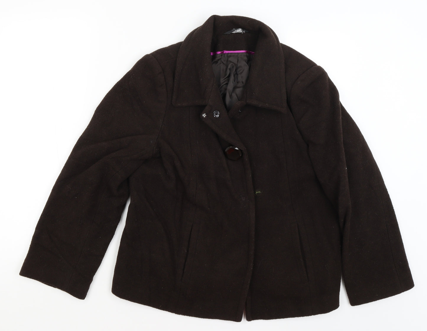 BM Womens Brown   Jacket Blazer Size 14