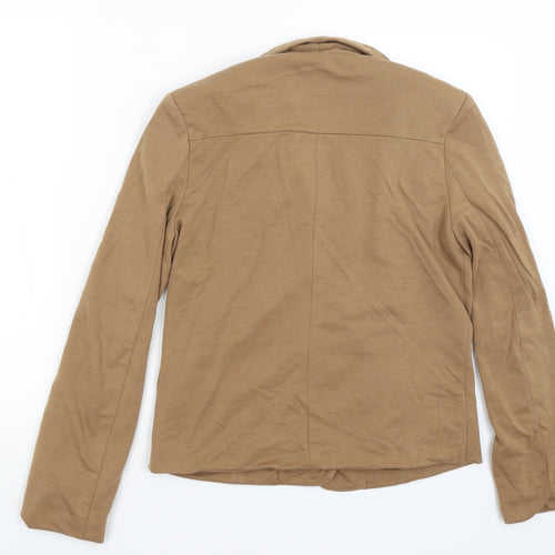 Boohoo Womens Brown   Jacket Blazer Size 12