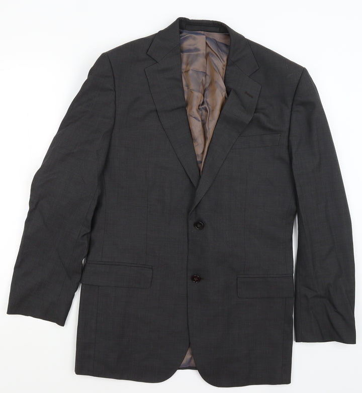 M&S Mens Grey Jacket Blazer Size M