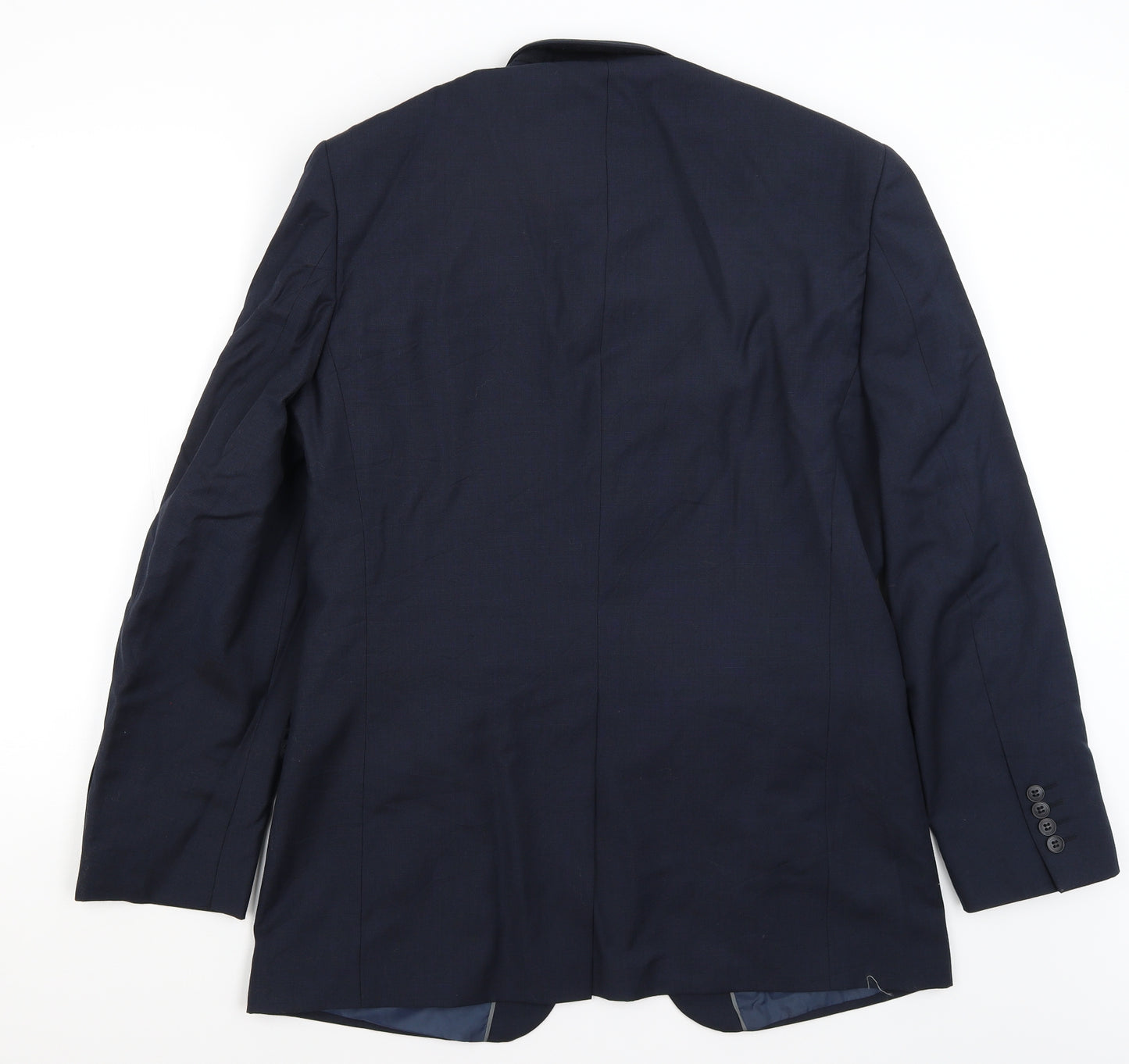 M&S Mens Blue   Jacket Blazer Size L