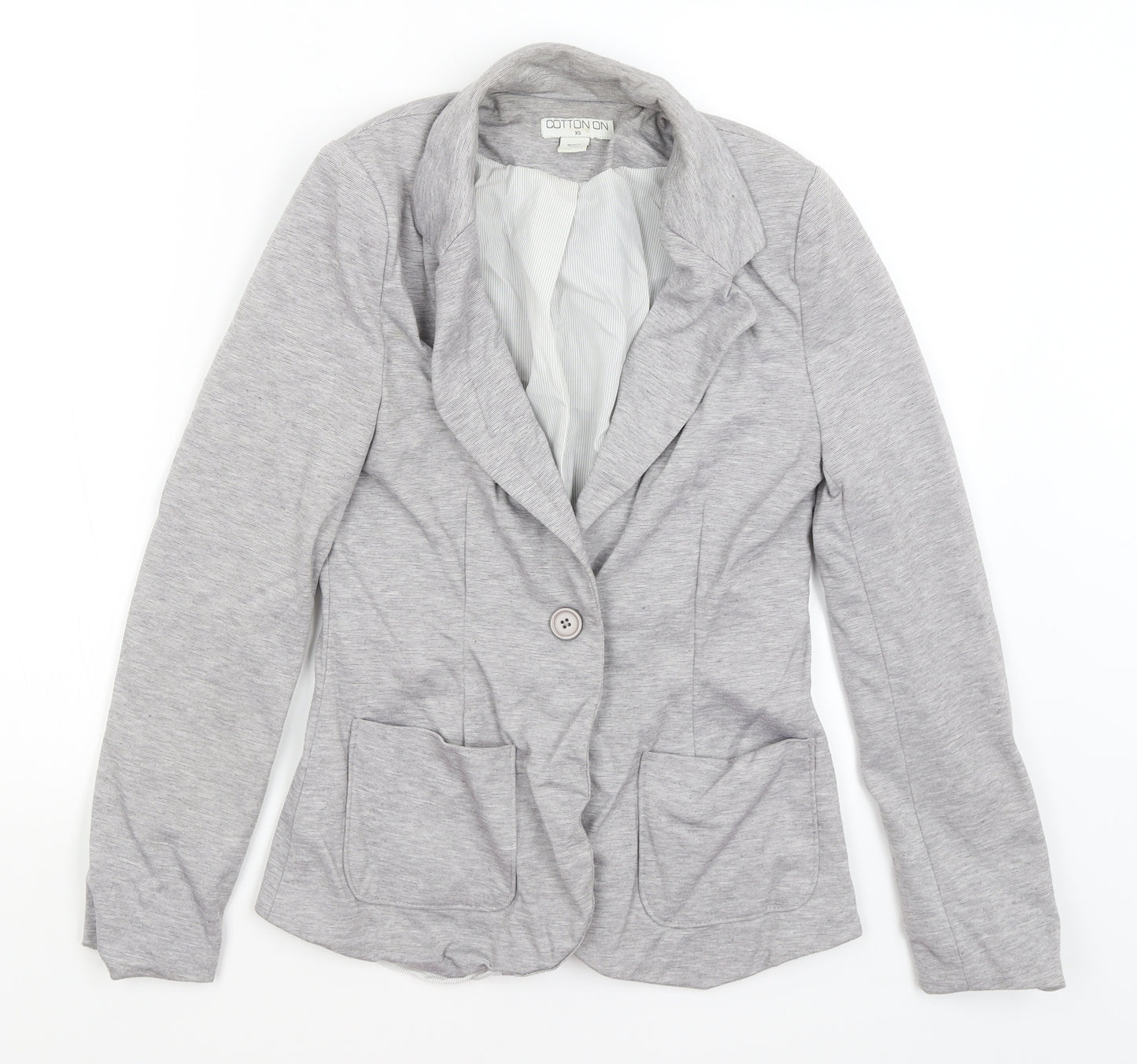 Cotton On Womens Grey   Jacket Blazer Size XS