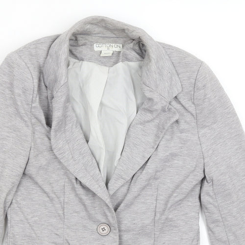 Cotton On Womens Grey   Jacket Blazer Size XS