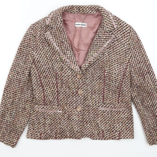 Gerry Weber Womens Brown   Jacket Blazer Size 16