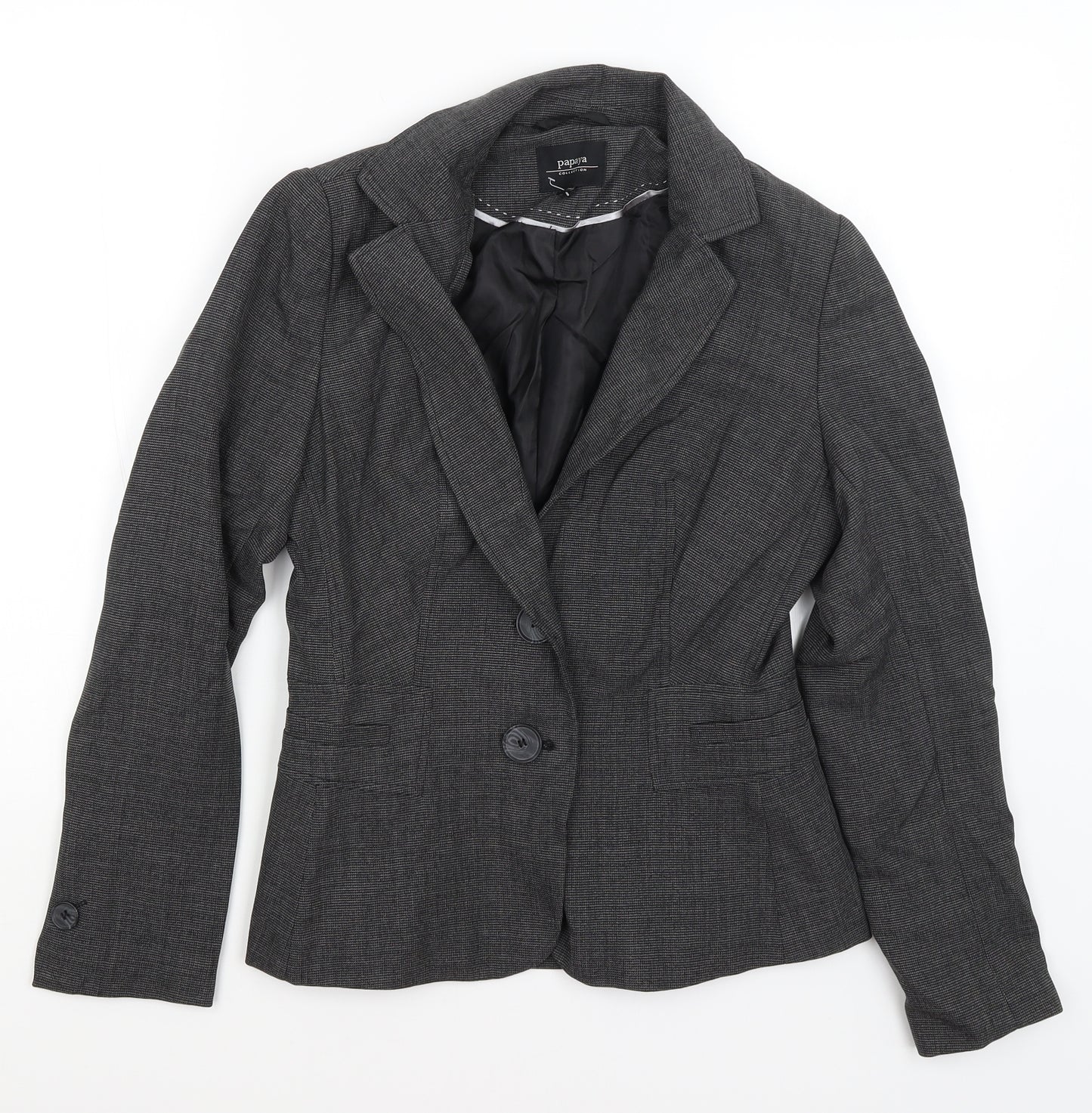 Papaya Womens Grey   Jacket Blazer Size 10