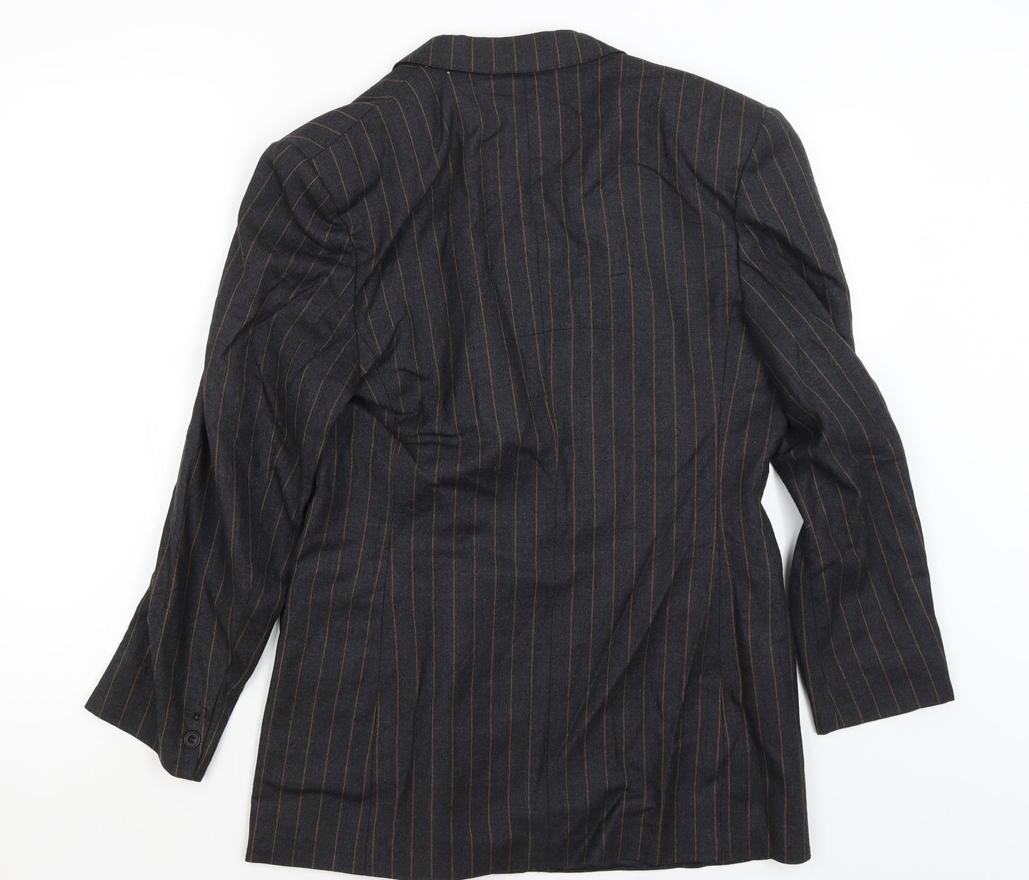 Austin Reed Mens Grey Striped  Jacket Blazer Size M
