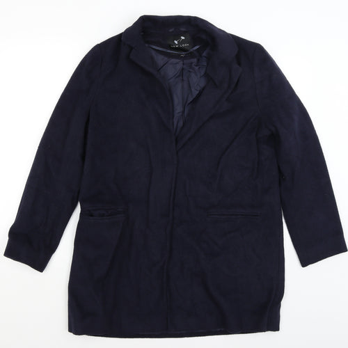 New Look Womens Blue   Overcoat Coat Size 12