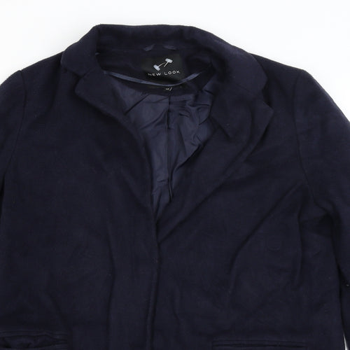 New Look Womens Blue   Overcoat Coat Size 12