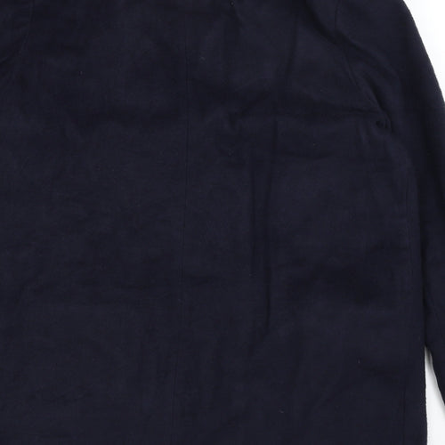 New Look Womens Blue   Overcoat Coat Size 12