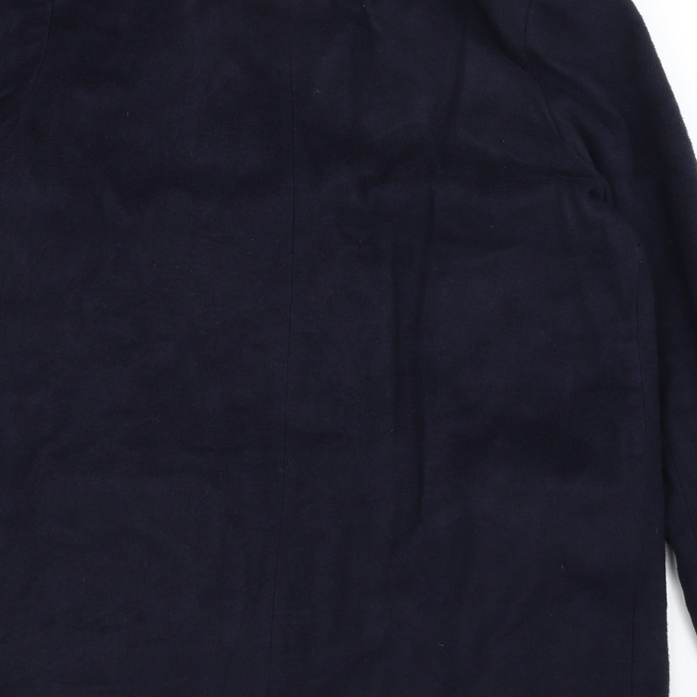 New Look Womens Blue   Overcoat Coat Size 12