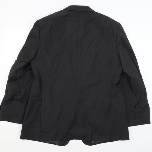Dewhurst Mens Black   Jacket Blazer Size L