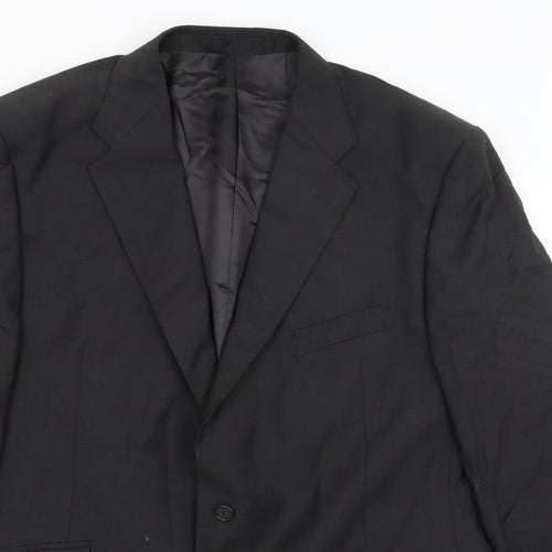 Dewhurst Mens Black   Jacket Blazer Size L
