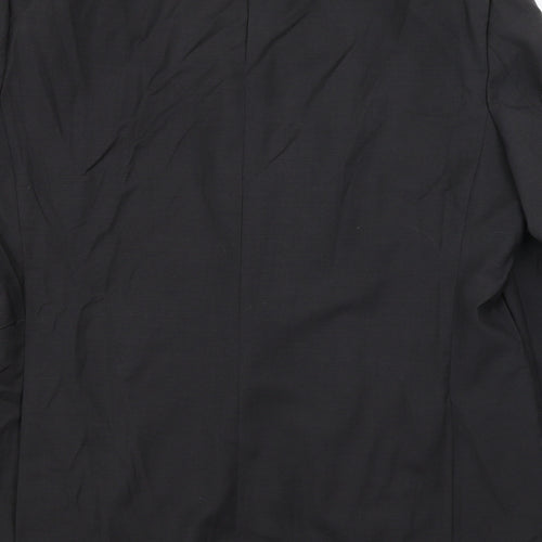 Dewhurst Mens Black   Jacket Blazer Size L