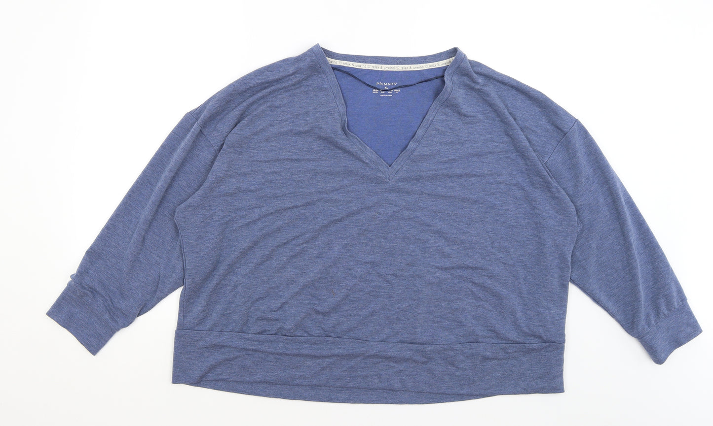 Primark Womens Blue   Pullover Jumper Size XL