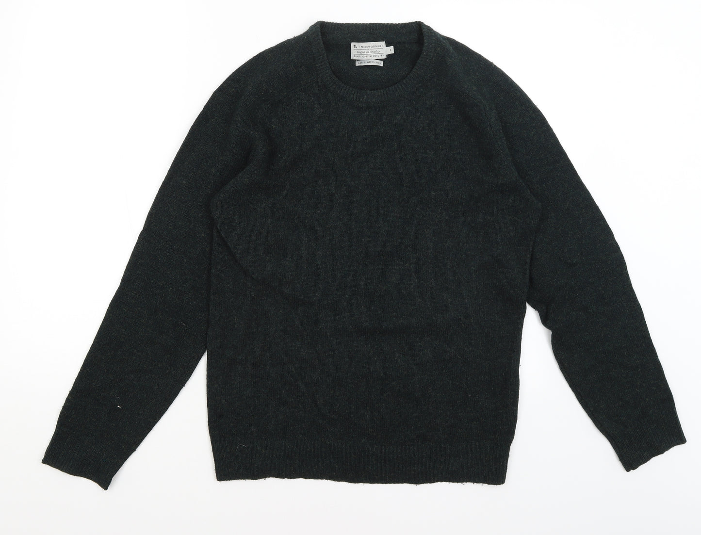 TU Mens Green   Pullover Jumper Size S