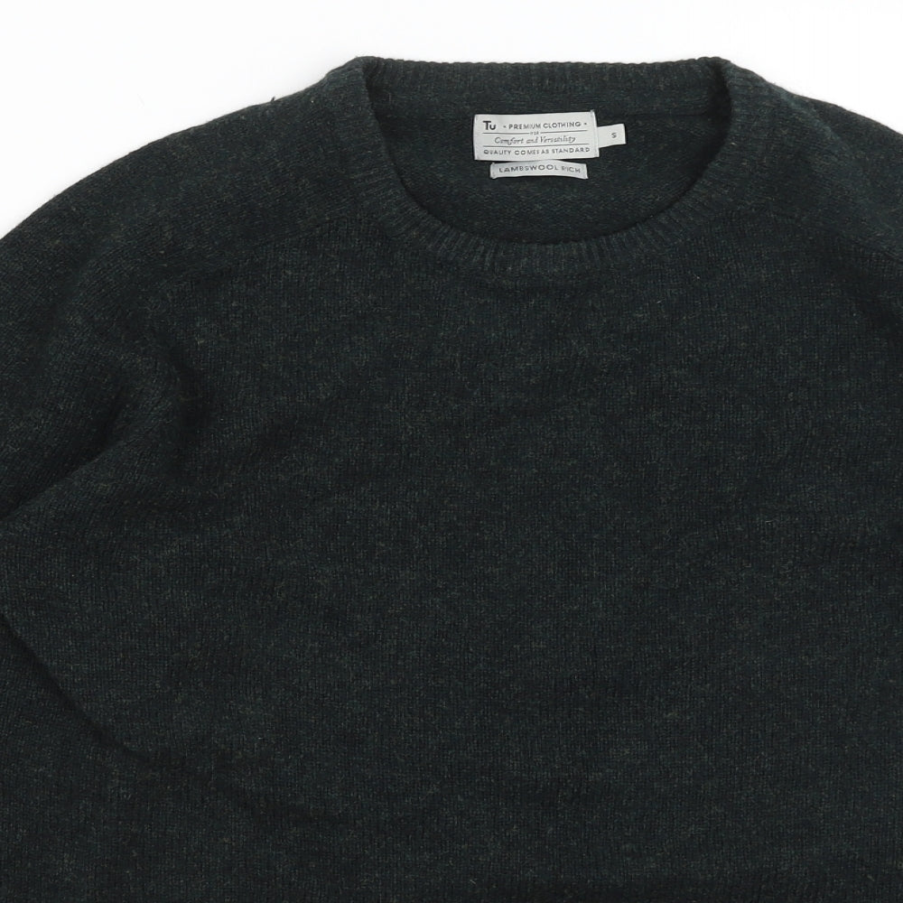 TU Mens Green   Pullover Jumper Size S