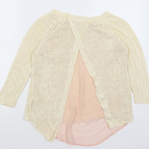 New Look Womens Ivory   Pullover Jumper Size 8