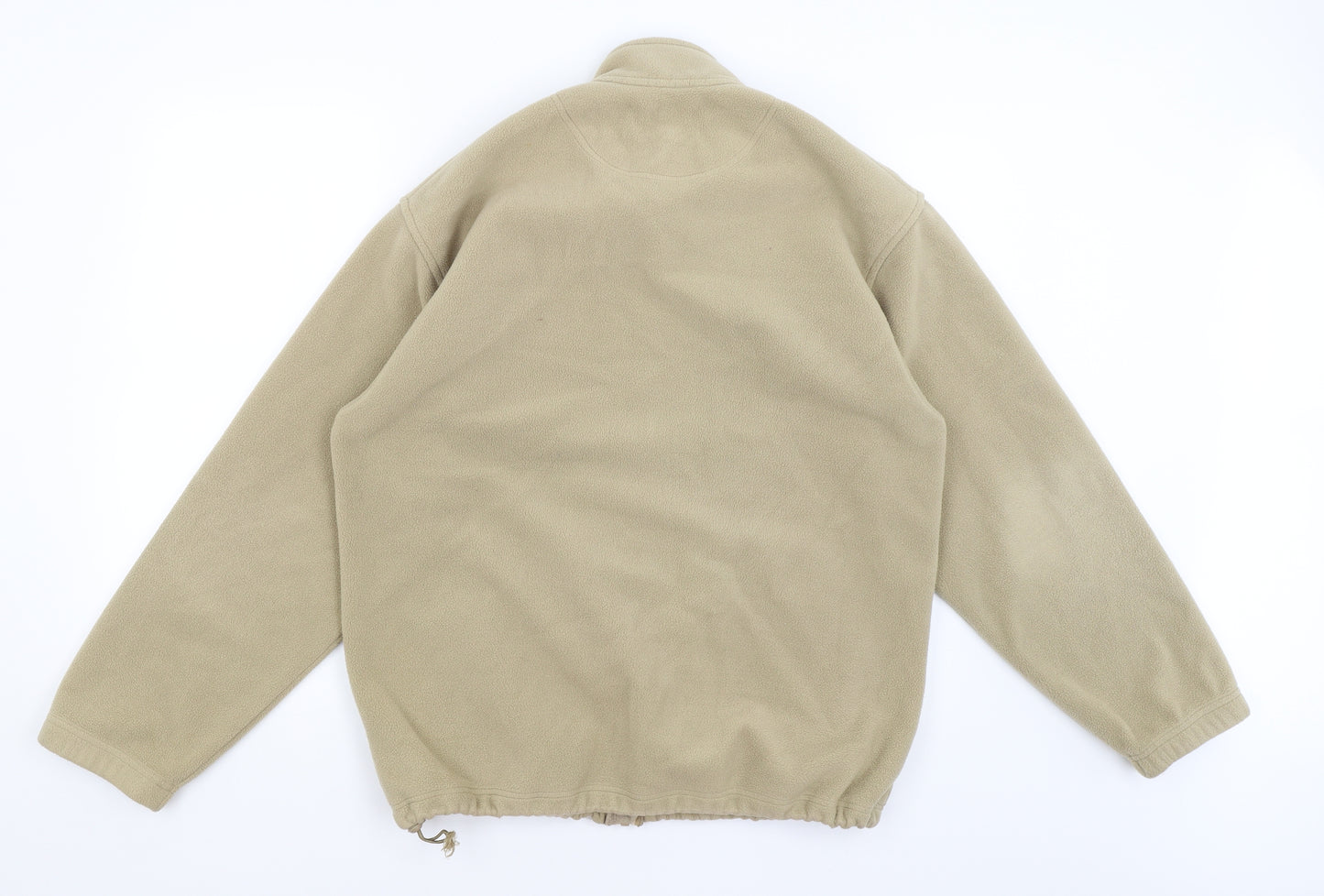 Blue Harbour Mens Beige   Full Zip Jumper Size S