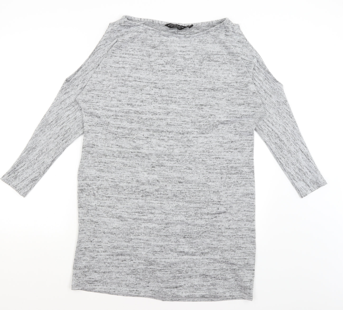Dorothy Perkins Womens Grey   T-Shirt Dress  Size 12