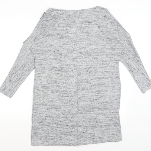 Dorothy Perkins Womens Grey   T-Shirt Dress  Size 12