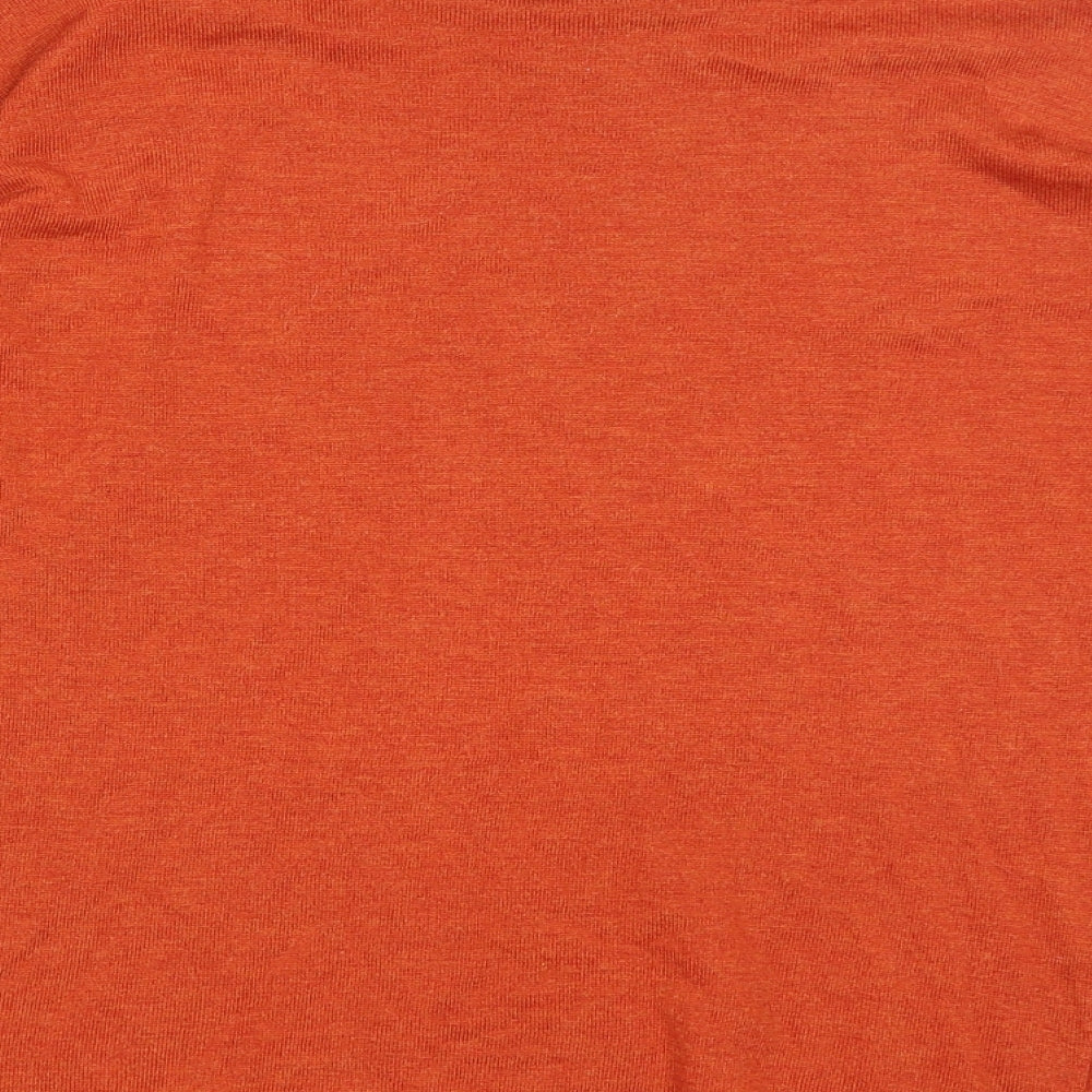 Warehouse Womens Orange   Pullover Jumper Size S