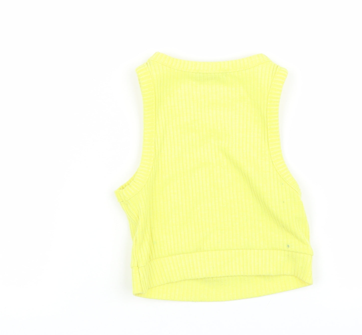 River Island Girls Yellow   Basic Tank Size 3-4 Years