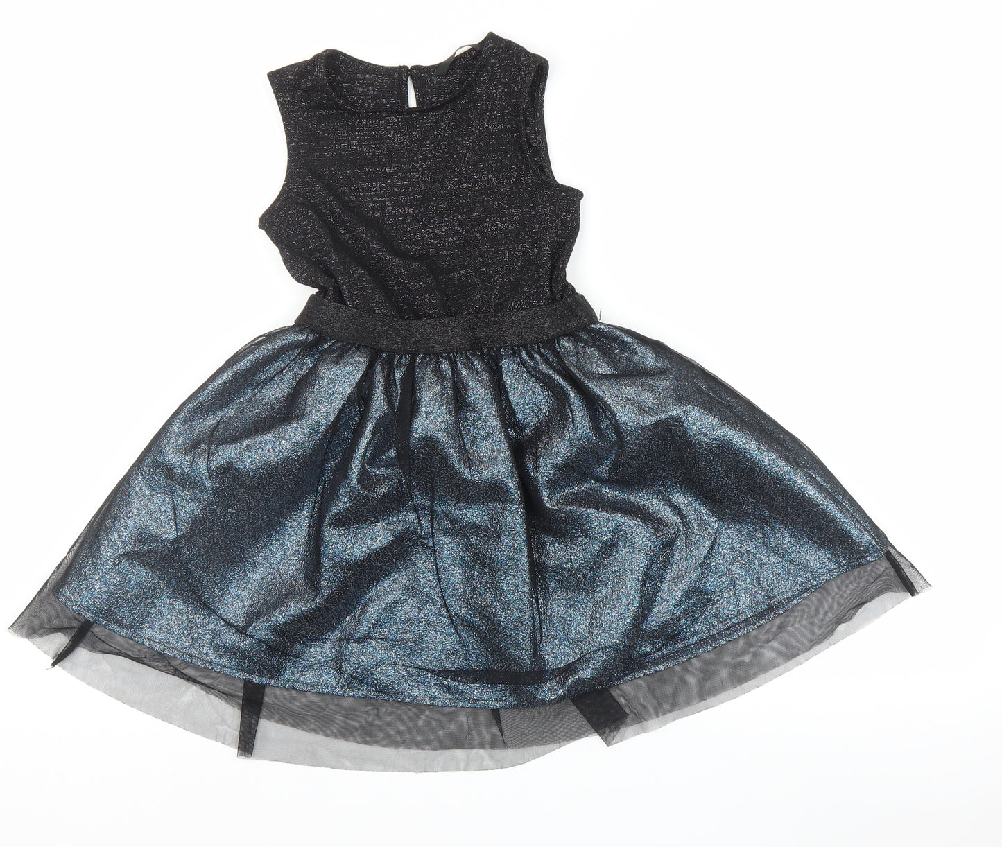 George Girls Black   Tank Dress  Size 4-5 Years