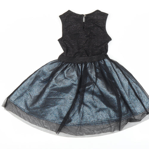 George Girls Black   Tank Dress  Size 4-5 Years