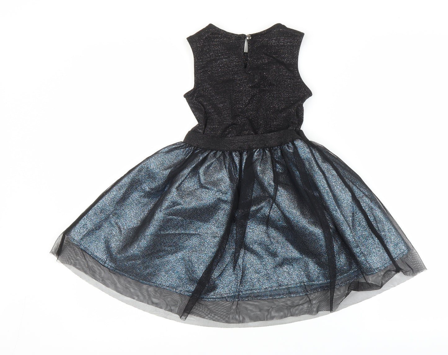 George Girls Black   Tank Dress  Size 4-5 Years