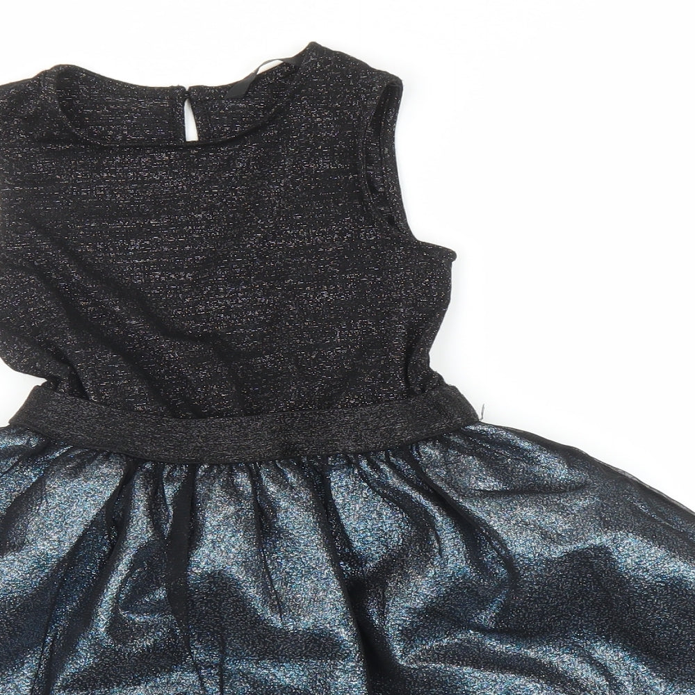 George Girls Black   Tank Dress  Size 4-5 Years